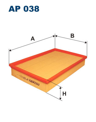 Filtron Luchtfilter AP 038