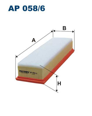 Filtron Luchtfilter AP 058/6