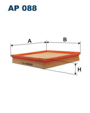 Filtron Luchtfilter AP 088