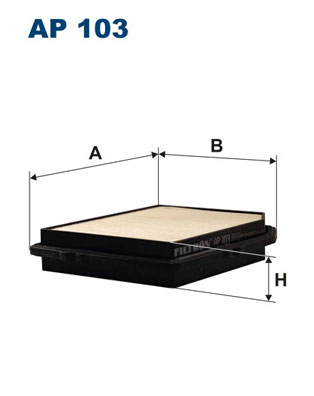 Filtron Luchtfilter AP 103