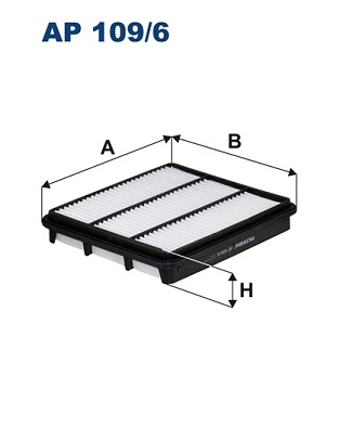 Filtron Luchtfilter AP 109/6