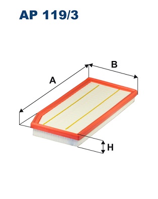 Filtron Luchtfilter AP 119/3