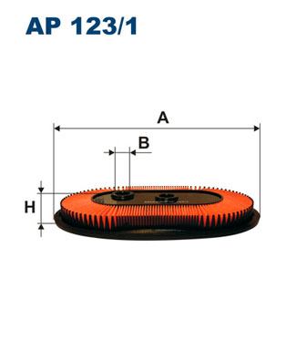 Filtron Luchtfilter AP 123/1