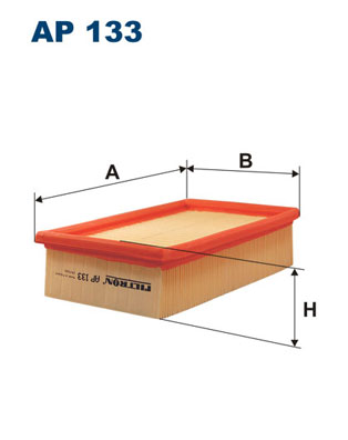 Filtron Luchtfilter AP 133