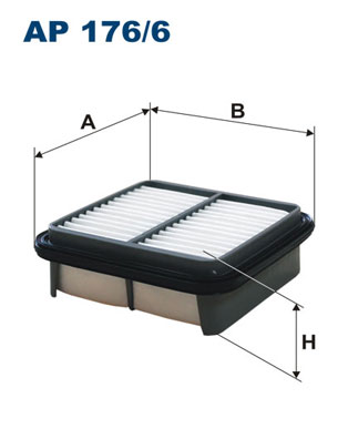 Filtron Luchtfilter AP 176/6