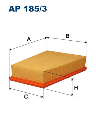 Filtron Luchtfilter AP 185/3