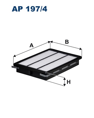 Filtron Luchtfilter AP 197/4