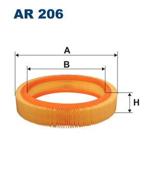 Filtron Luchtfilter AR 206