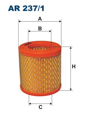 Filtron Luchtfilter AR 237/1