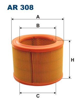 Filtron Luchtfilter AR 308