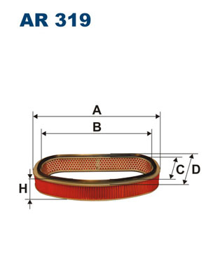 Filtron Luchtfilter AR 319