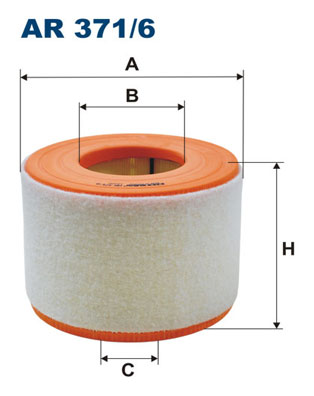 Filtron Luchtfilter AR 371/6