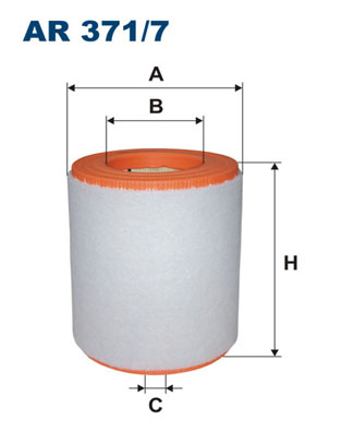 Filtron Luchtfilter AR 371/7