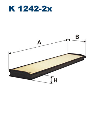 Filtron Interieurfilter K 1242-2x