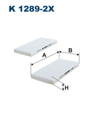 Filtron Interieurfilter K 1289-2x