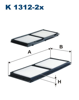 Filtron Interieurfilter K 1312-2x