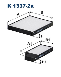 Filtron Interieurfilter K 1337-2x