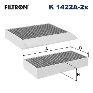 Filtron Interieurfilter K 1422A-2x