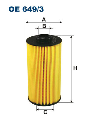 Filtron Oliefilter OE 649/3