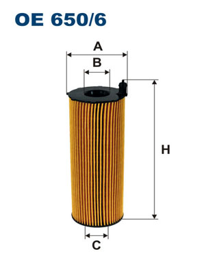 Filtron Oliefilter OE 650/6