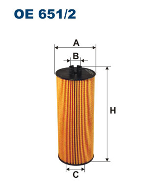 Filtron Oliefilter OE 651/2