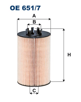 Filtron Oliefilter OE 651/7