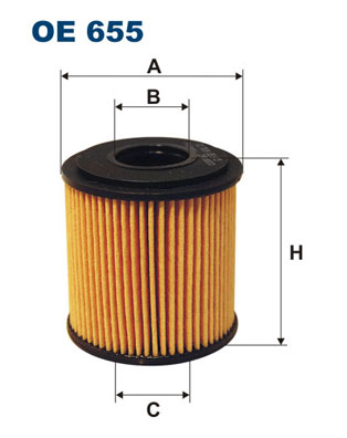 Filtron Oliefilter OE 655