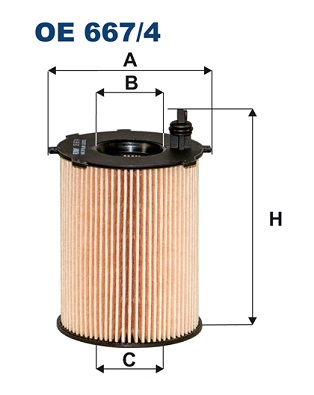 Filtron Oliefilter OE 667/4