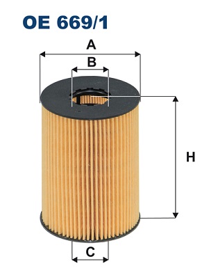 Filtron Oliefilter OE 669/1