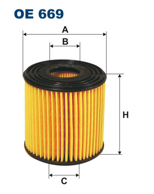 Filtron Oliefilter OE 669