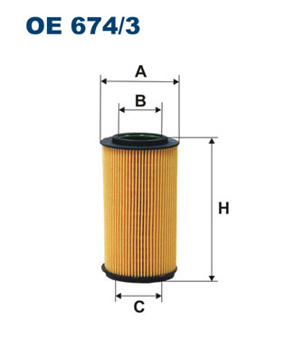 Filtron Oliefilter OE 674/3