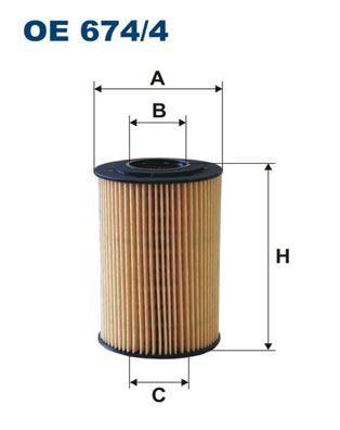 Filtron Oliefilter OE 674/4