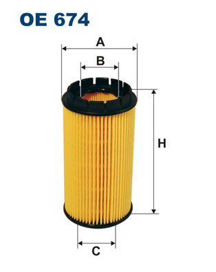 Filtron Oliefilter OE 674