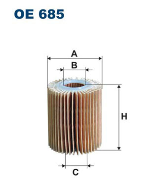 Filtron Oliefilter OE 685