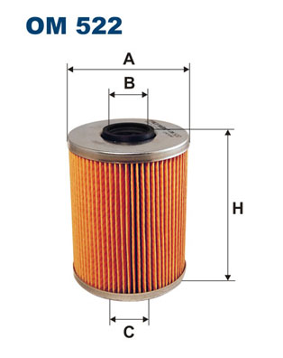 Filtron Oliefilter OM 522