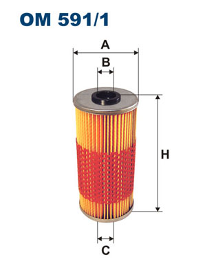 Filtron Oliefilter OM 591/1