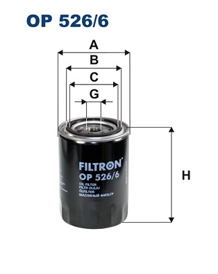 Filtron Oliefilter OP 526/6