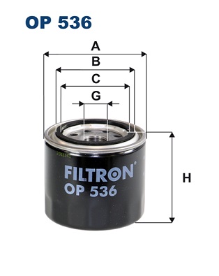 Filtron Oliefilter OP 536