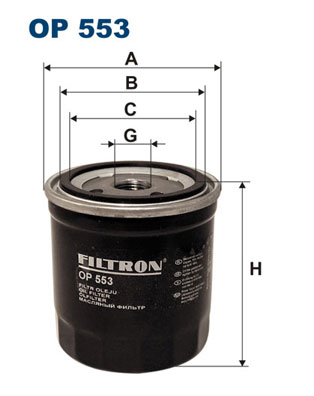 Filtron Oliefilter OP 553