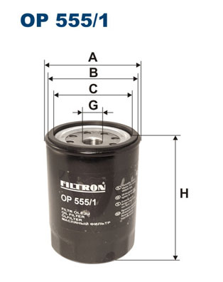 Filtron Oliefilter OP 555/1