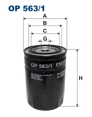 Filtron Oliefilter OP 563/1