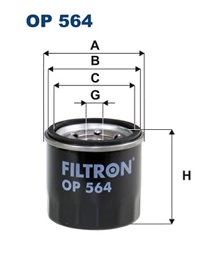 Filtron Oliefilter OP 564