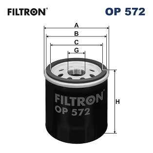 Filtron Oliefilter OP 572