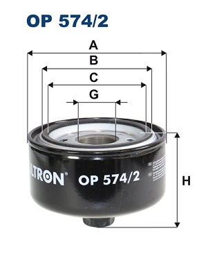 Filtron Oliefilter OP 574/2