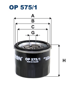 Filtron Oliefilter OP 575/1