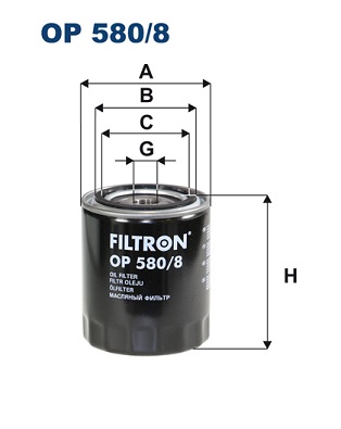 Filtron Oliefilter OP 580/8