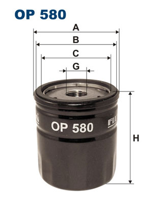 Filtron Oliefilter OP 580