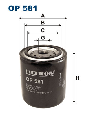Filtron Hydrauliekfilter OP 581