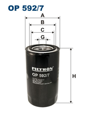 Filtron Oliefilter OP 592/7