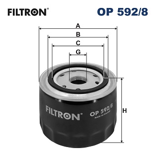 Filtron Oliefilter OP 592/8